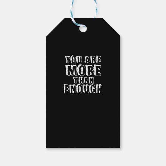 You Are More Than Enough Faith Based Self Love Des Geschenkanhänger (Vorderseite)