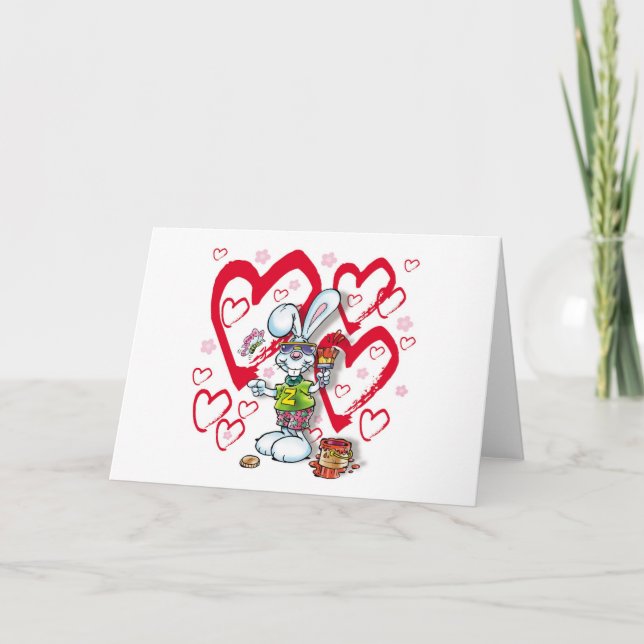 You are my honey bunny feiertagskarte (Vorderseite)
