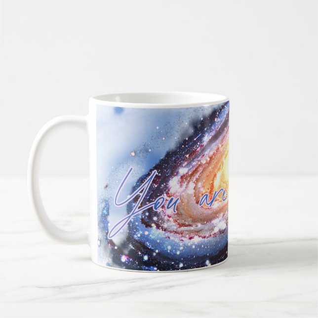 You Are My Orbit Romantic Quote Mug Kaffeetasse (Links)