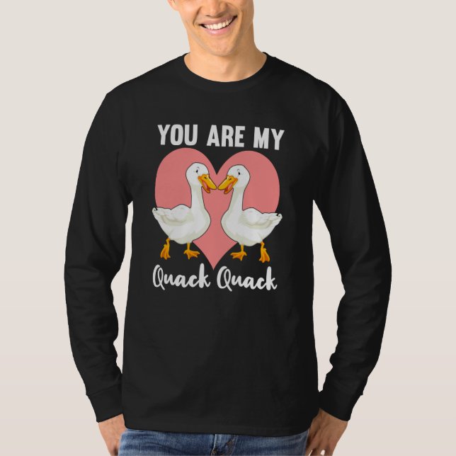 You are my quack quack anniversary ducks mum runni T-Shirt (Vorderseite)