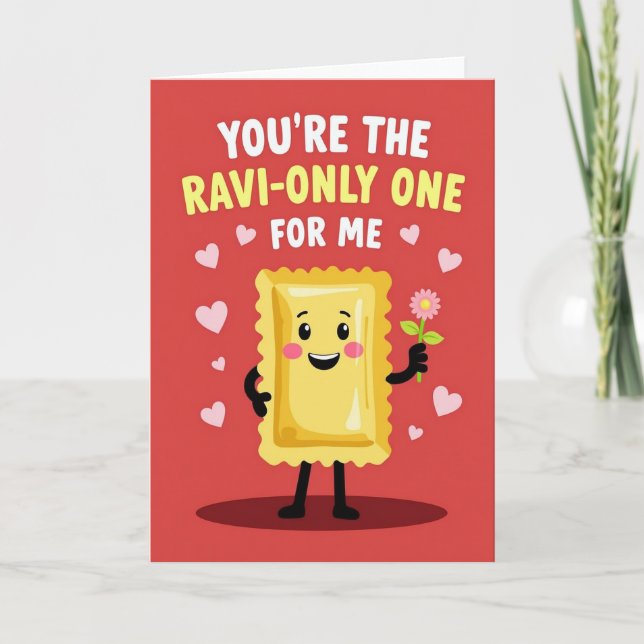 You Are My Ravioli Only Card Karte (Vorderseite)
