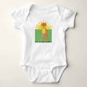 You are my sunshine. Baby Body Suit. Baby Clothes Strampler
