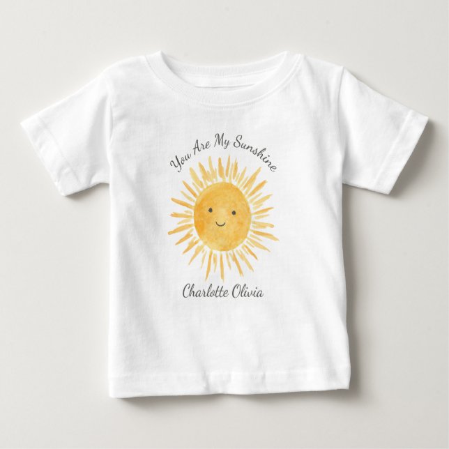 You Are My Sunshine Baby T-shirt (Vorderseite)