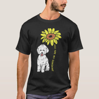 You Are My Sunshine Bichon Frise Sunflower Dog Lov T-Shirt