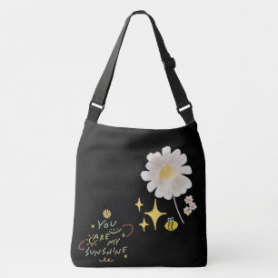 "You Are My Sunshine Daisy Crossbody Bag Cute Bl Tragetaschen Mit Langen Trägern