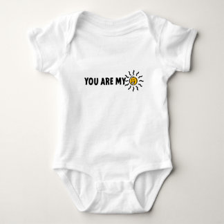 You are my sunshine, jij bent mijn zonneschijn baby strampler