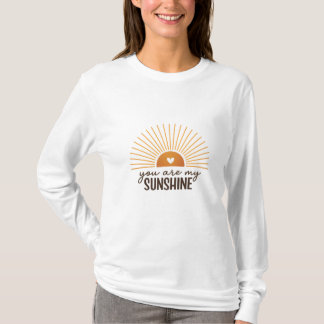You Are My Sunshine Sunburst Design | Modern Boho  T-Shirt