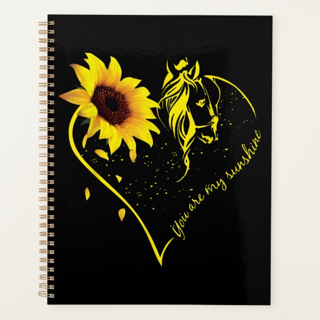 You Are My Sunshine Sunflower And Horse Planer (Vorderseite)