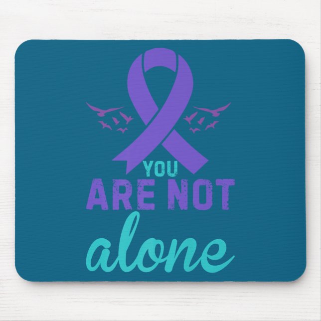 You Are Not Alone Premium  Mousepad (Vorne)