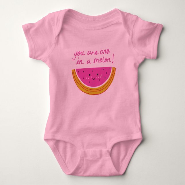 "You are one in the Melon" Baby Bodysuit Baby Strampler (Vorderseite)