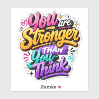 You Are Smarter Than You Think Die Cut Sticker