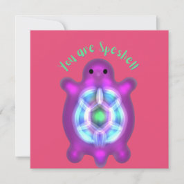 You Are Speshell Turtle Personalized Gift  Einladung