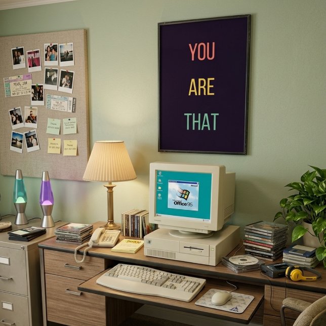 You Are That — 90s Maximalist Poster | Retro Bdrm (Von Creator hochgeladen)