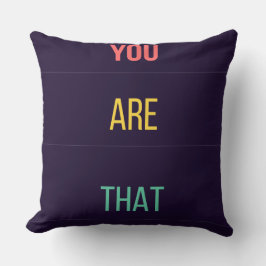 You Are That — 90s Maximalist Throw Pillow Retro Kissen