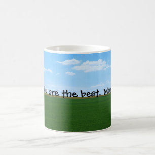"You are the best, Mama" Landschaft individuell an Kaffeetasse