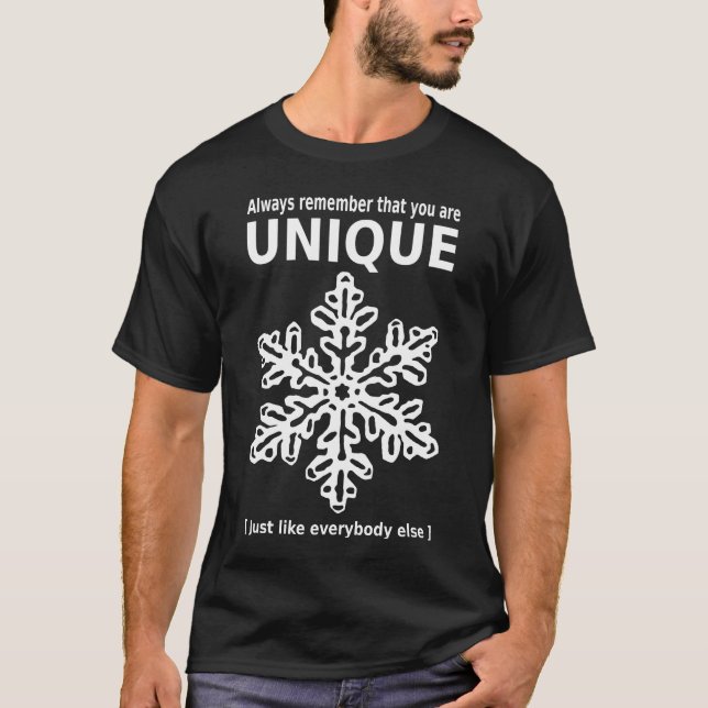 You are unique T-Shirt (Vorderseite)