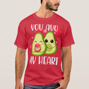You Avo Mein Herz Niedlich Avocado Valentinstag Fu T-Shirt