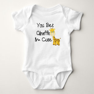 You Bet Giraffe I'm Cute™ Baby-Body  Baby Strampler