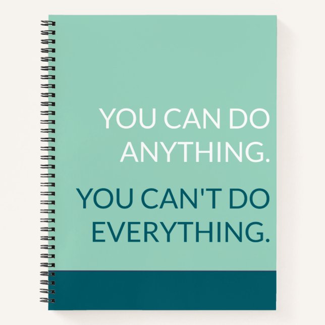 You can do anything notebook   notizbuch (Vorderseite)