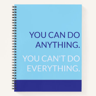 You can do anything notebook   notizbuch