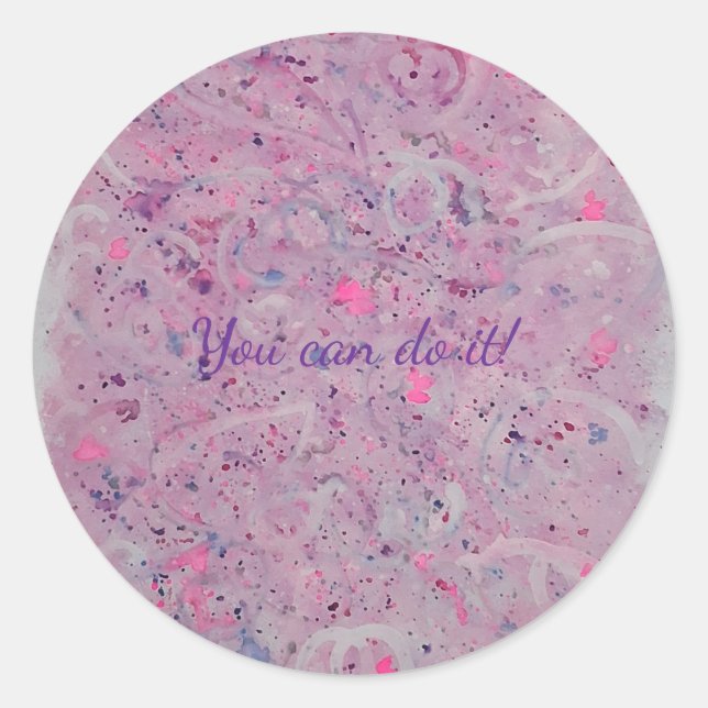 You Can Do It Sticker (Vorderseite)