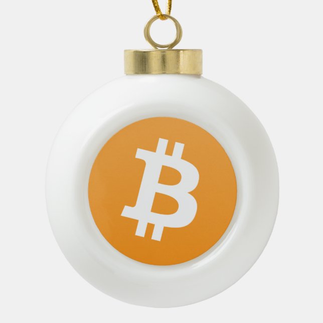 You Can Have BTC Too. Make Your Dreams Come True Keramik Kugel-Ornament (Vorderseite)