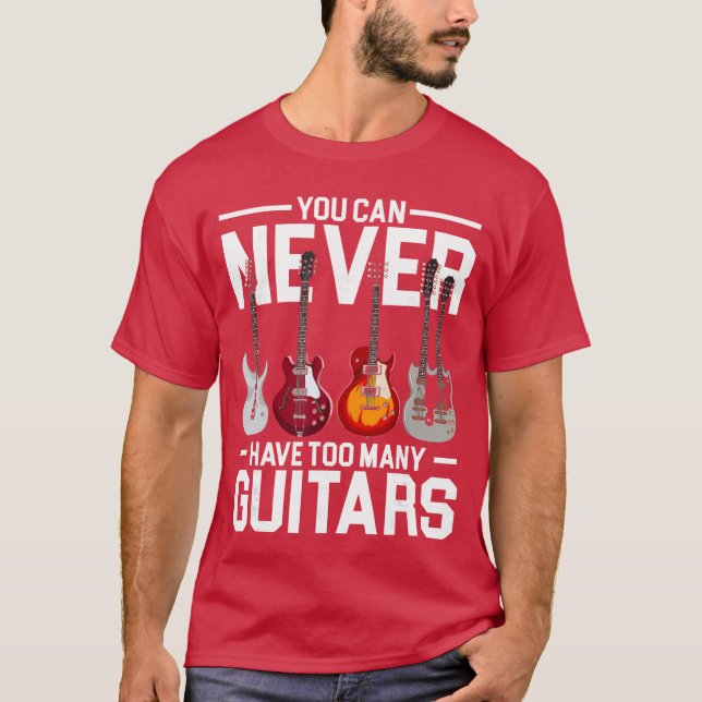 You Can Never Haveoo Many Guitar family boy T-Shirt (Vorderseite)