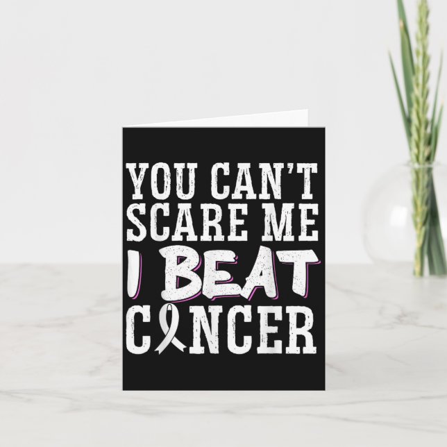 You Can't E Me I Beat Cancer  Karte (Vorderseite)