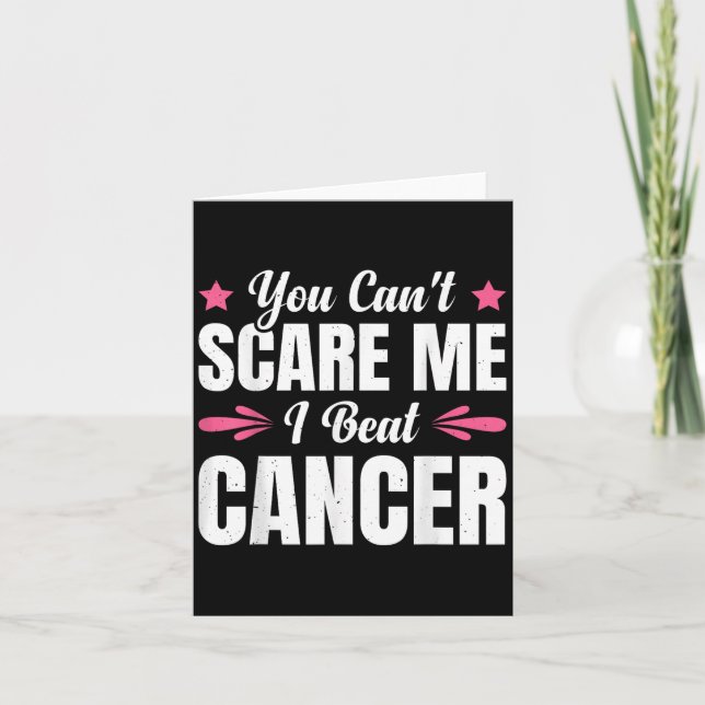 You Can't E Me I Beat Cancer  Karte (Vorderseite)