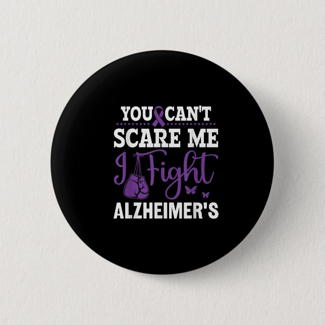 You Can't E Me I Fight Heimer's - Dementia Awarene Button (Vorderseite)