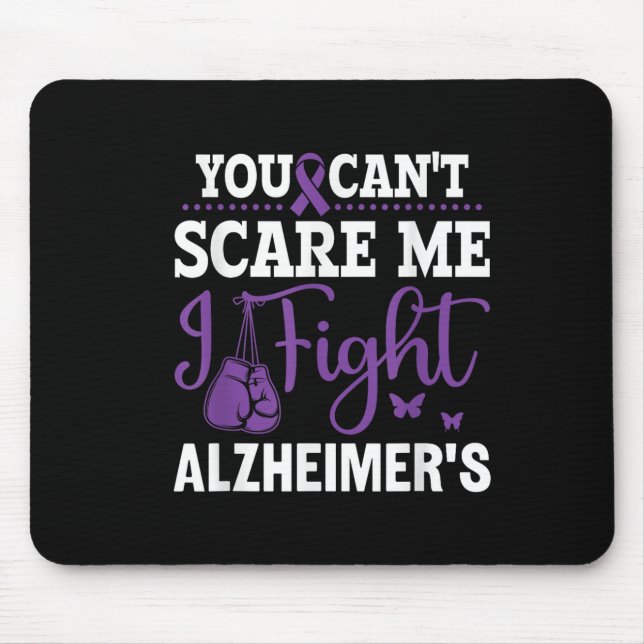 You Can't E Me I Fight Heimer's - Dementia Awarene Mousepad (Vorne)