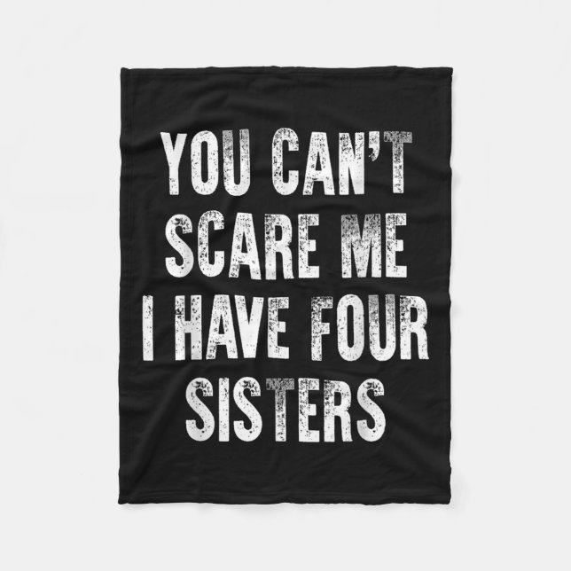 You Can't E Me I Have Four Sisters  Fleecedecke (Vorderseite)