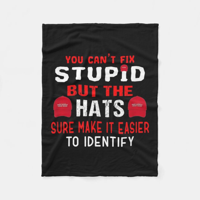 You Can't Fix Stud But The Hats Sure Make It Easy  Fleecedecke (Vorderseite)