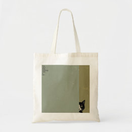 ”You can't hide anything from a cat” tote bag Tragetasche