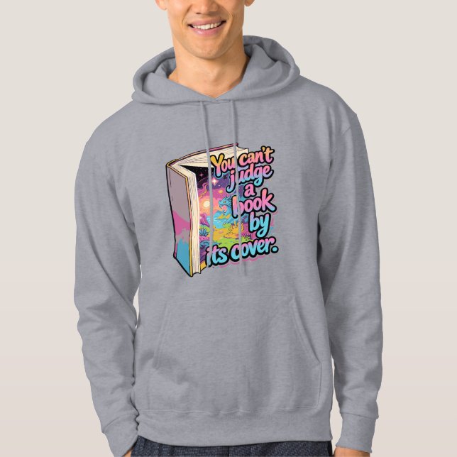 You Can't Judge a Book By Its Cover Fantasy Dragon Hoodie (Vorderseite)