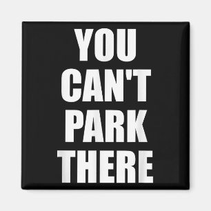 You Cant Park Es Funny Virgin Auto Meme Sarcasm Magnet