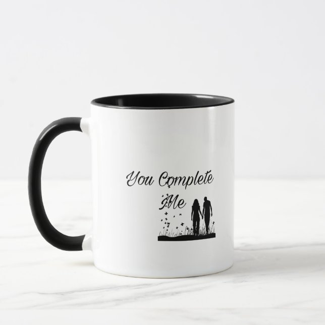 You Complete Me - Romantic Love Mug Tasse (Links)