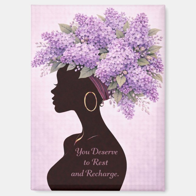 You Deserve to Rest and Recharge Magnet (Vorderseite)