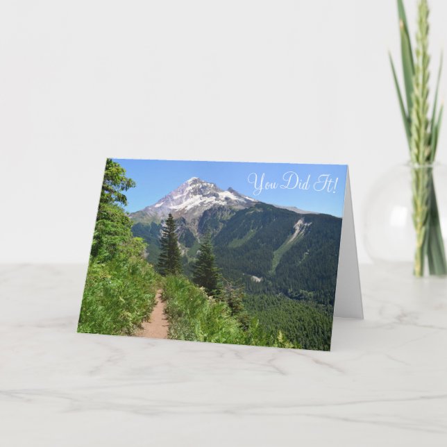 You Did It Graduation Celebration Karte (Vorderseite)