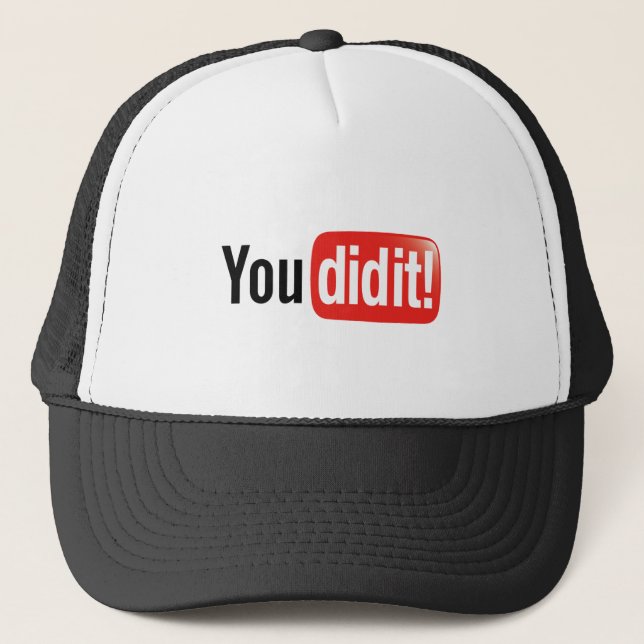 You did it! truckerkappe (Vorderseite)