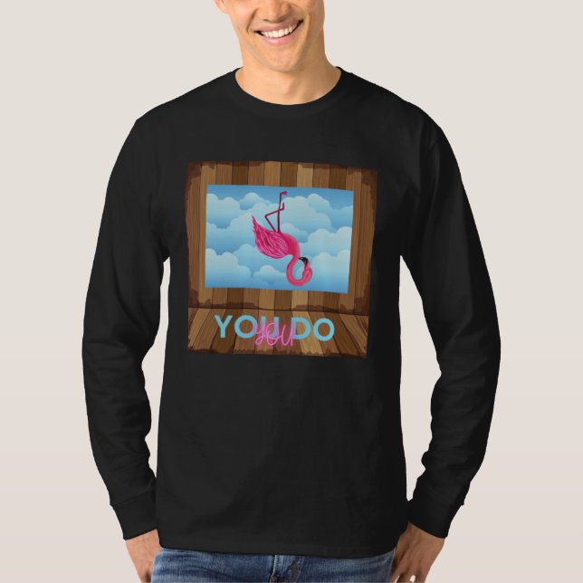You do You Upside Down Flamingo T-Shirt (Vorderseite)