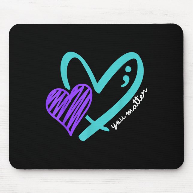 You Don't Let Your Story End Suicide Awareness  Mousepad (Vorne)