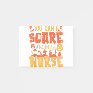 You Don't Scare Me I'm A Funny Nurse Halloween Post-it Klebezettel