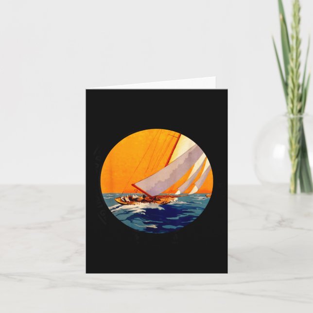 You Don't Stop Sailing When You Get Old Funny Old  Karte (Vorderseite)