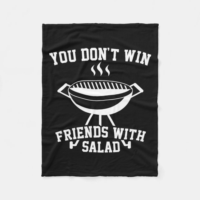 You Don't Win Friends With Salad - Funny  Fleecedecke (Vorderseite)