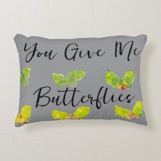 You Give Me Butterflies Dekokissen