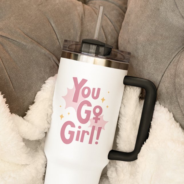 You Go Girl | Rosa Reisebecher  (Von Creator hochgeladen)