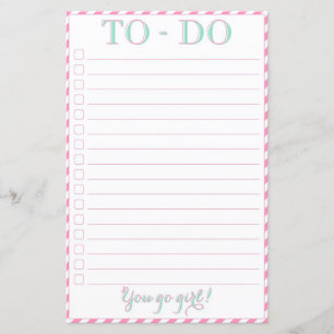 "You Go Girl - To-Do"-Liste