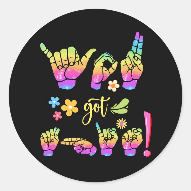 "You Got This – Sign It. Own It." Sticker (Vorderseite)