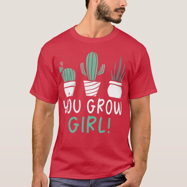 You Grow Girl 70s retro T-Shirt (Vorderseite)